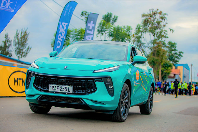Special Attention - China DongFeng Motor becomes the guide car for the Rwanda Marathon