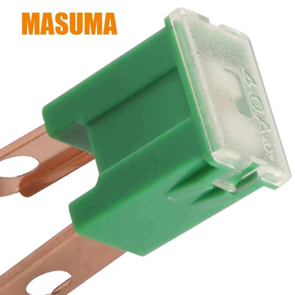 FS-003 40A Green 12 pcs MASUMA American car LED Indicator Blade type fuse