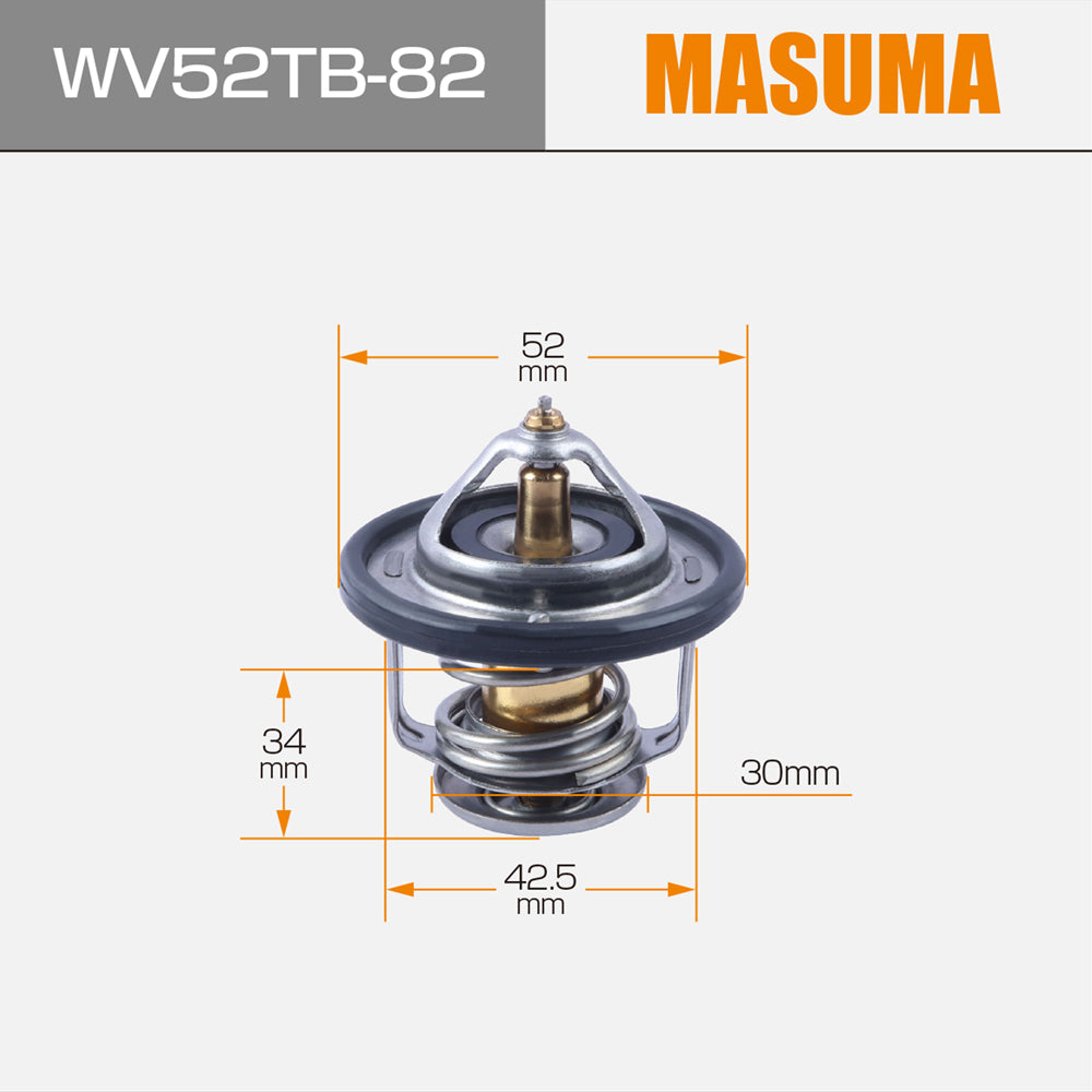 WV52TB-82 MASUMA Cambodia Thermostat Accessories Auto Parts accessories thermostatic