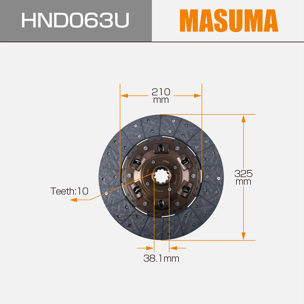 HND063U MASUMA Best price Europe Replacement centre clutch disc