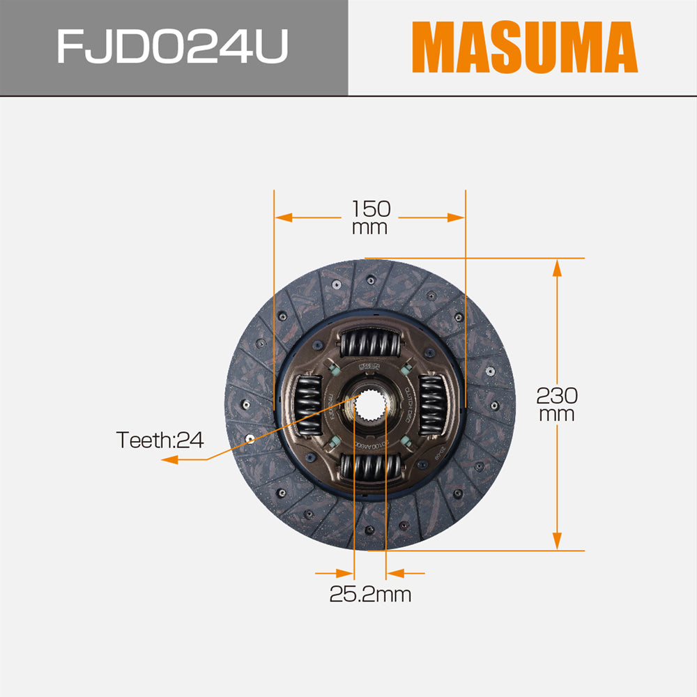 FJD024U MASUMA Best price China Suppliers Repair component clutch disc