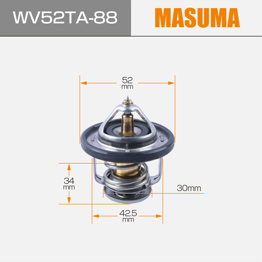 WV52TA-88 MASUMA Asia Auto Parts Accessories auto thermostatic