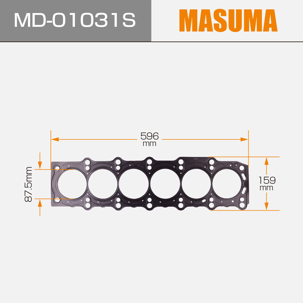 MD-01031S MASUMA Europe Auto Parts accessories Cylinder Head Gasket