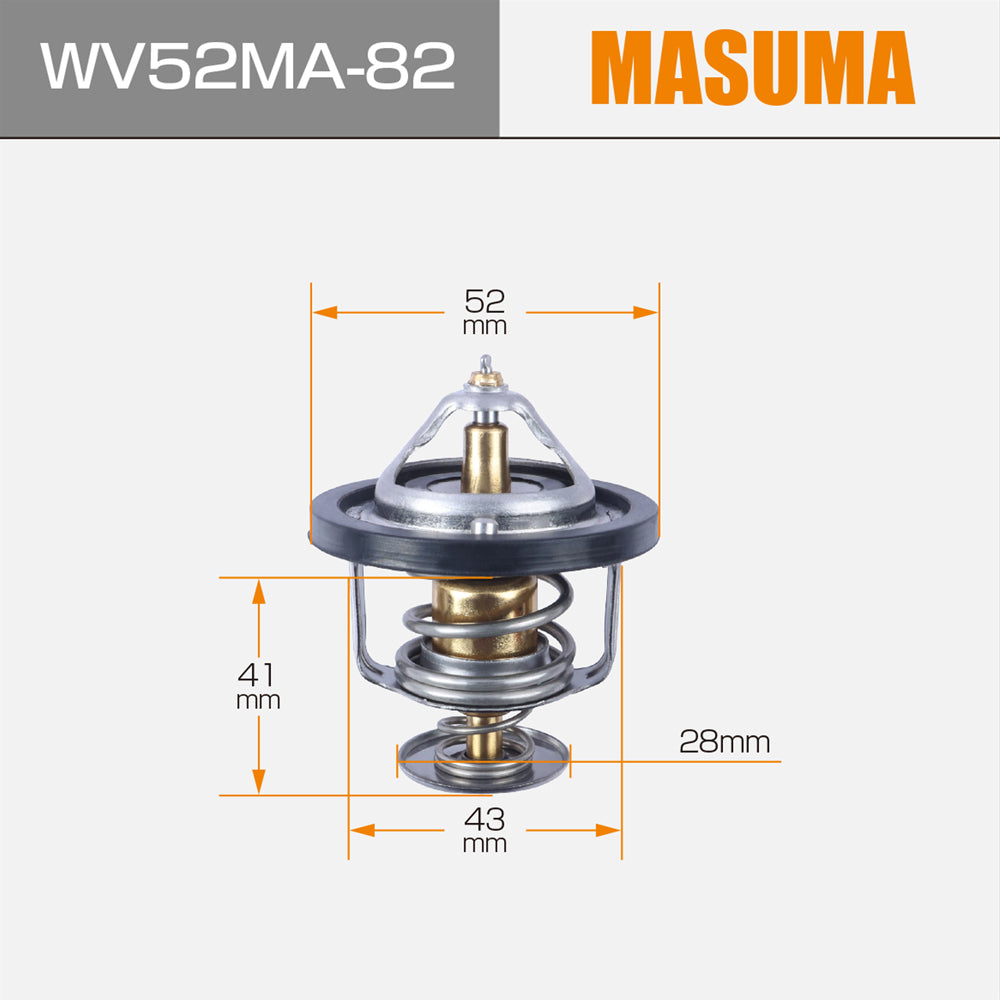 WV52MA-82 MASUMA European car Good Quality auto car thermostatic