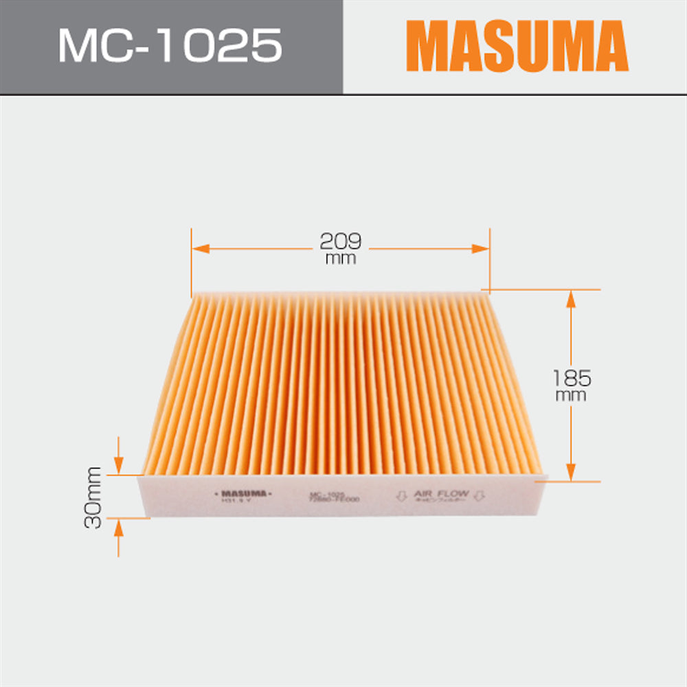 MC-1025 MASUMA Myanmar best price Auto Engine air cabin filter