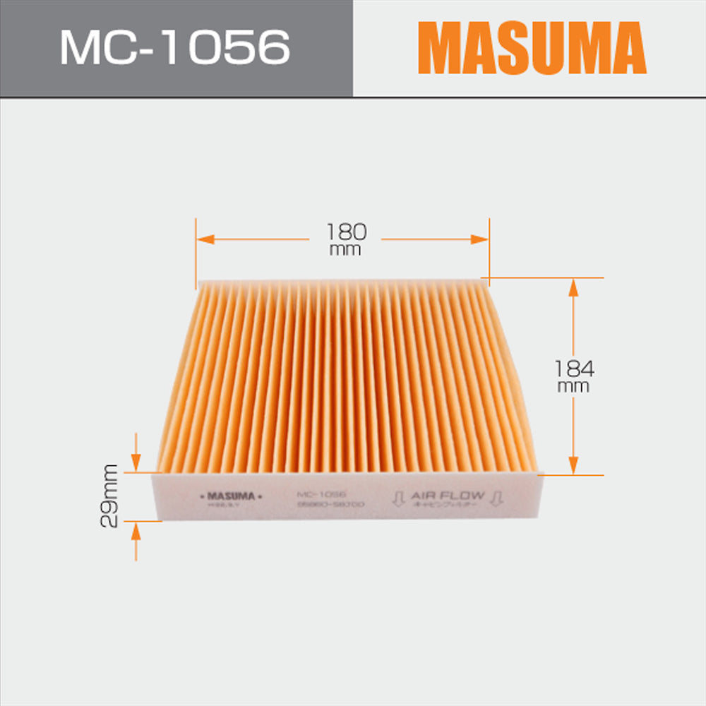 MC-1056 MASUMA European car hot selling Auto Engine cabin filter