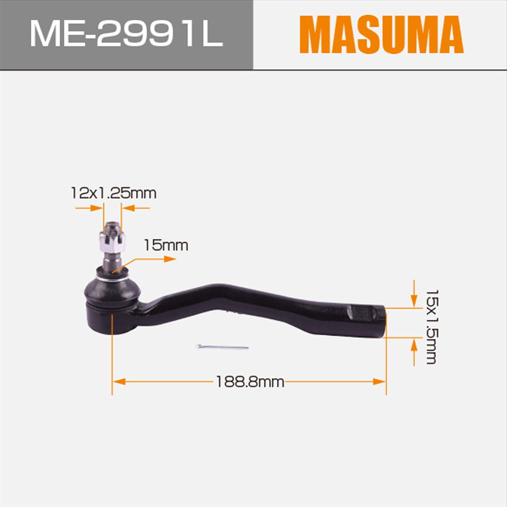 ME-2991L MASUMA Ball Joint tie rod end for 45047-29075