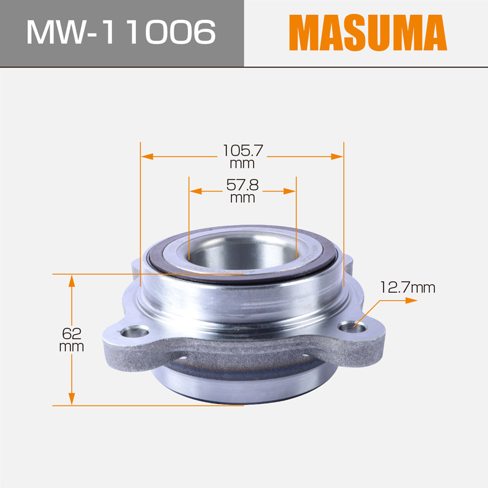 MW-11006 MASUMA Guangzhou auto Auto Transmission Systems Wheel Hub